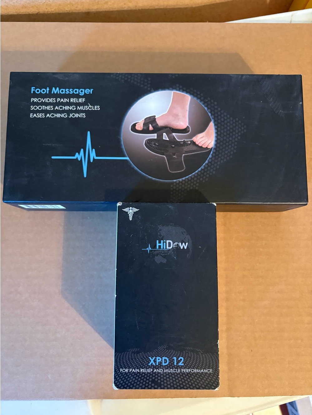HiDow XPD12 Foot Massager Device - Black